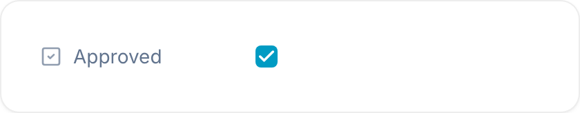 Checkbox custom field on a record Checkbox custom field on a record
