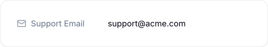 Email custom field on a record Email custom field on a record