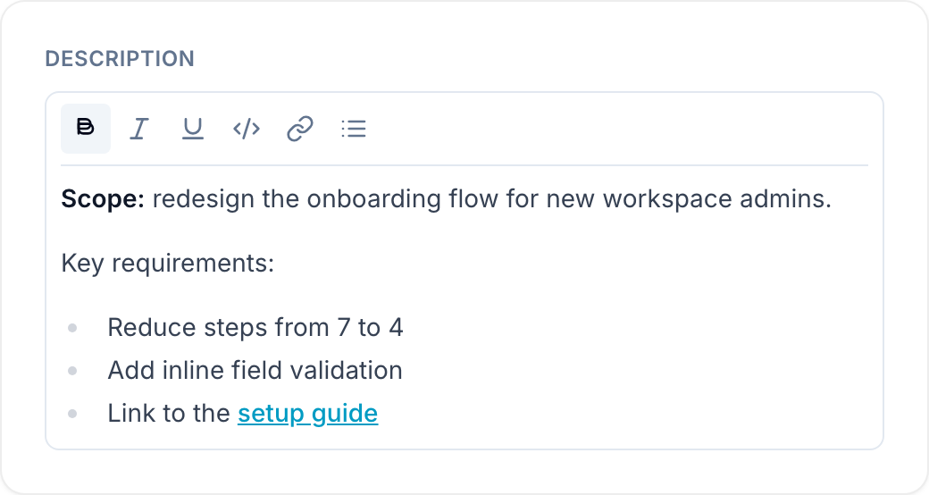 Rich text editor for a Multiple Line Text field Rich text editor for a Multiple Line Text field