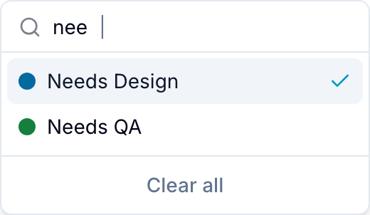 Searching options in a Multiple Select field Search results in a Multiple Select field